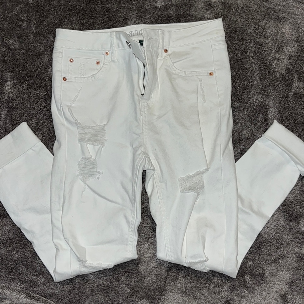 White denim jeans size 4